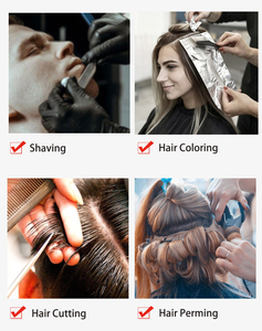 <span class=keywords><strong>Bata</strong></span> de Peluquería Profesional Impermeable de Poliéster con Logotipo Personalizado <span class=keywords><strong>para</strong></span> Clientes, Delantal de Salón, Capa de Peluquero - Product Image 5