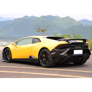 ชุดแต่งคาร์บอนไฟเบอร์แห้งสำหรับ Lamborghini Huracan รุ่นปี 2014-2023 LP580/610 ประกอบด้วยฝากระโปรงหน้า สปอยเลอร์หลัง ท่อไอเสีย กันชนหน้า-หลัง ชุดแต่งใหม่ - Product Image 6