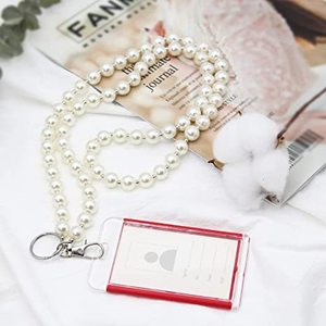 Chaîne <span class=keywords><strong>de</strong></span> téléphone longue anti-perte avec porte-cartes d'identité et perles, tendance, <span class=keywords><strong>pour</strong></span> femme, idéale <span class=keywords><strong>pour</strong></span> le travail - Vente Flash - Product Image 5