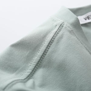 Camisetas para Hombre de Alta Calidad, Más Vendidas, Color Sólido, MOQ Bajo, Cómodas, en Existencia, Precio al por Mayor - Product Image 4