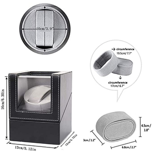 Hộp Lên Dây Đồng Hồ Đơn Tự Động, Có Mô Tơ Siêu Yên Tĩnh, Vỏ Gỗ Dành Cho Đồng Hồ Nam Nữ - Product Image 5