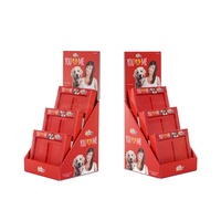 Boîte de présentation pliable en carton personnalisée, emballage prêt à l'emploi pour présentoir de comptoir de vente au détail, plateau de rangement PDQ pliable