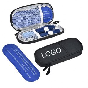 Sacs isothermes de voyage pour insuline, personnalisés avec logo sérigraphié, portables et tendance, pour la vente en gros - Product Image 1