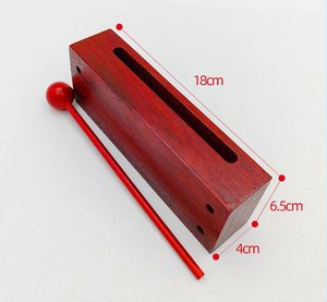 Wholesale Solid Wood Bangzi Rhythm <b>Instrument</b> Rhythm Wooden Blocks with Mallets Educational <b>Musical</b> Toys for Kids and Adults - Product Image 6