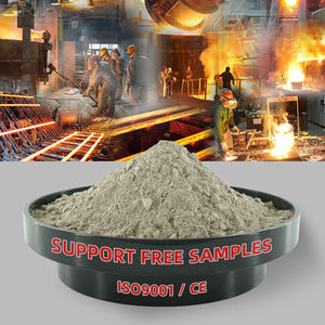 Produsen Semen Cor Rendah Kandungan Semen Bahan Cor Tahan Api Mortar Semen Tahan Api untuk Tungku Suhu Tinggi Beton Tahan Api - Product Image 1