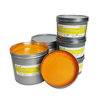 Encre offset à base de solvant Premium ZLQ, 4 couleurs (CMYK), haute brillance, séchage rapide, durée de conservation de 36 mois, pour impression