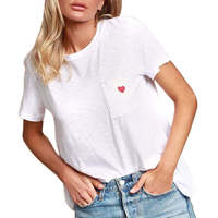 T-shirts surdimensionnés personnalisés pour femmes avec logo, en tricot blanc à col rond, fabriqués en tissus doux et durables en viscose de bambou biologique, avec perforations