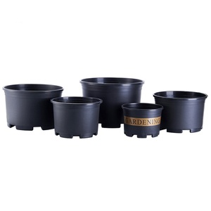Heavy Duty Gallon Black Plant Pot Nursery <b>Container</b> - Product Image 1