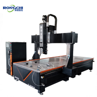 Rongchi 4 Axes CNC Machine Kit Tournant Broche Gravure Fraisage Routeurs pour Bois Styrofoam 3D Servomoteur 4500 NC Studio Syntec
