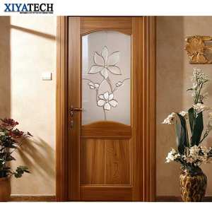 Puerta de entrada moderna XIYATECH, puerta de madera frontal de seguridad para el hogar y la Oficina y puerta de entrada Exterior de colores personalizados de estilo americano - Product Image 5