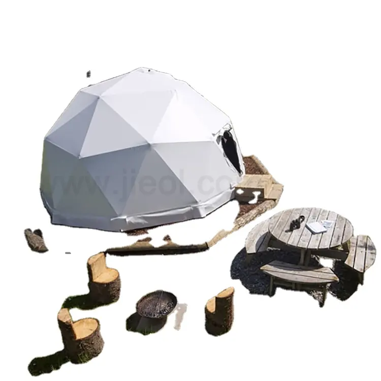 Fabriek Korting Prijs 6M 8M 10M 12M Geodetische 360 Dome Tent Met Pvc Cover Voor Zomer camping Party En Event Voor Sneeuw Moutain