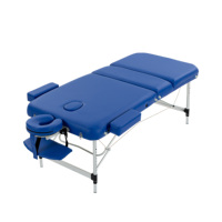 Table de massage portable en aluminium, vente en gros, fabrication directe, cadre léger et résistant à la rouille, lit de thérapie pour spa et physiothérapie