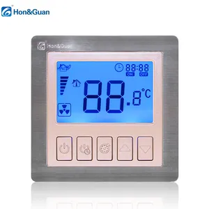 Hon & Guan sıcaklık ve nem algılama denetleyicisi için topraksız sistem inline kanal fanı