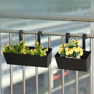 <span class=keywords><strong>Pot</strong></span> de fleurs <span class=keywords><strong>suspendu</strong></span> <span class=keywords><strong>en</strong></span> métal pour balcon, <span class=keywords><strong>pot</strong></span> de plantation intérieur/extérieur, <span class=keywords><strong>pot</strong></span> décoratif <span class=keywords><strong>suspendu</strong></span> pour balustrade de jardin - Product Image 2