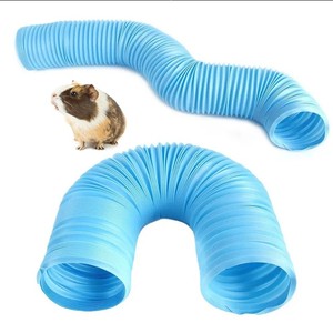 Toptan küçük Pet eğlenceli tünel oyuncak malzemeleri komik tarzı ile teleskopik boru Hamster oyuncak oynamak için plastik ve metalden yapılmış - Product Image 2