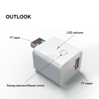 Adaptateur de chargeur USB intelligent sans fil Tuya Mini, nouveau produit pour la maison avec commande vocale pour l'extérieur, l'hôtel, la voiture, le garage