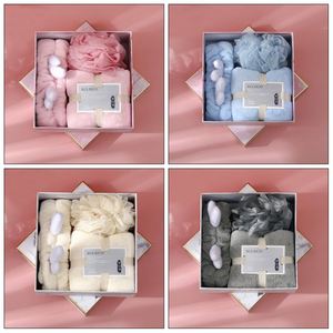 Multi Color Cute <b>Bride</b> Maid Gift <b>Box</b> Christmas 3 in 1 Wedding Spa Self Care Women Cotton Modern Set for Promotion - Product Image 4