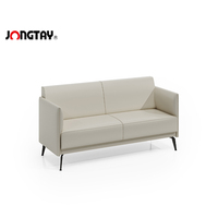 Canapé en cuir véritable en vente chaude, canapé modulaire simple pour bureau, canapé moderne blanc pour salon, canapé pour centre commercial