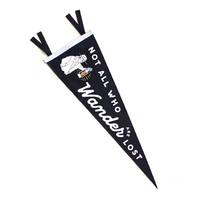 Banderines de la Escuela de fieltro impresos con logotipo personalizado OEM