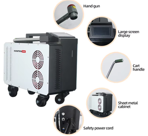 Máquina de <span class=keywords><strong>Limpieza</strong></span> Láser Compacta de 300W para Eliminar Pintura, Óxido, Grafiti en Metal, Madera, Paredes y Superficies de Piedra - Product Image 6
