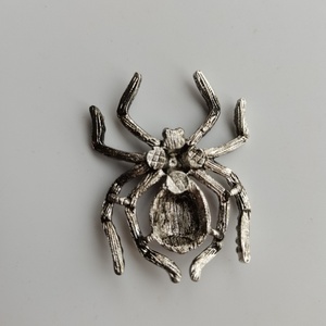 Breloques DIY vintage en alliage araignée entièrement serties de strass, à dos plat, pour accessoires de voiture, coques de téléphone, <span class=keywords><strong>Crocs</strong></span>, pinces à cheveux, vente en gros - Product Image 2
