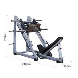 Offre Spéciale Commercial Gym Exercice Équipement Mutli Fonction Station Musculation Linéaire 45 Degrés Squat Jambe Presse Machine