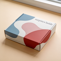 Boîte cadeau de luxe en carton ondulé blanc imprimée offset en forme de cœur pour accessoires de mode