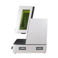 Porte haute sécurité avec grande zone de travail de vision 60w 100W chargeur automatique 0.8 1mm or mini machine de marquage de découpe Laser