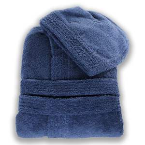 SOLID LINE - PEIGNOIR BLEU AVIATION TAILLE S - Product Image 1