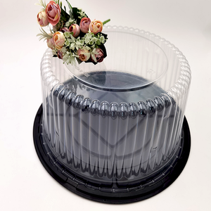 Wholesale Clear Plastic PET PVC Transparent For Cupcake and Bakery Boxes With Cake Boxes Wedding Birthday Party Gift Box