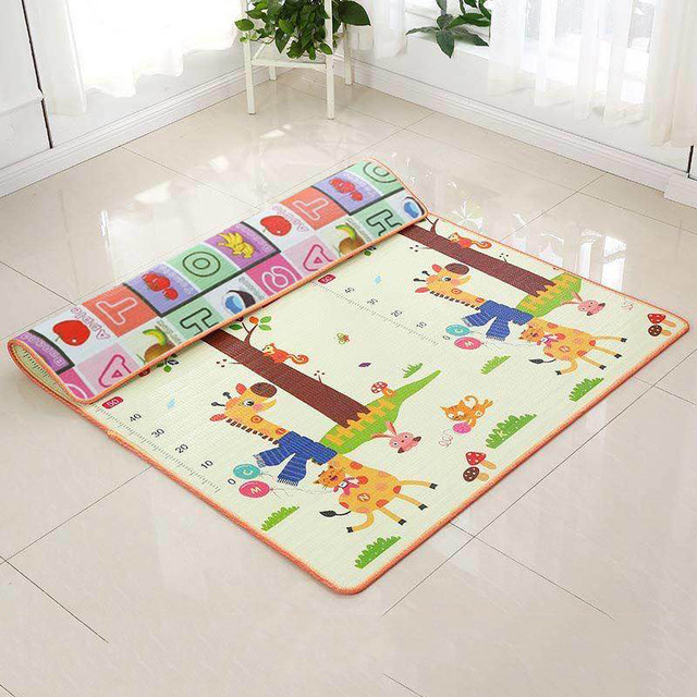 Beautiful Design Anti-Slip Waterproof and Eco-Friendly EPE Baby Foam  Play Mat with Tote Bag Packing