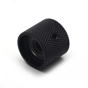 Perilla de sintonización de tono de domo de Metal con tornillos hexagonales, botones de Control de volumen para guitarra eléctrica, bajo, negro/cromo/dorado - Product Image 4