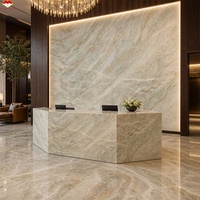 Grande dalle de quartzite Taj Mahal naturel moderne pour plan de travail de cuisine, îlot, lavabo de salle de bain, sol de chambre, mur de cheminée, hall d'hôtel