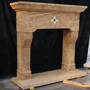 Estilo clásico del viejo mundo decoración Interior travertino <span class=keywords><strong>chimenea</strong></span> para <span class=keywords><strong>chimenea</strong></span> a la venta - Product Image 3