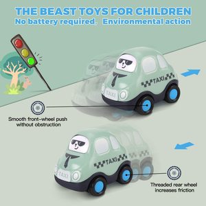 Ensemble de 6 voitures en plastique à <span class=keywords><strong>friction</strong></span> unisexe, tapis de jeu, sac de rangement pour bébé, jouets éducatifs pour les tout-petits - Product Image 4