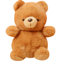 Peluche Oie Blanche Moelleuse, Ours Brun, Éléphant Gris, Canard Jaune