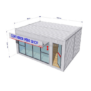 Prefabbricata del Contenitore di 40ft Negozio con Basso Costo - Product Image 1