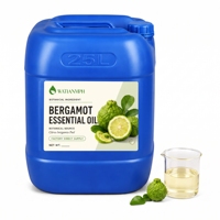 Huile essentielle de bergamote pure naturelle, extrait de peau de Citrus Bergamia pour l'aromathérapie, le savon, les cosmétiques, la parfumerie d'intérieur et les soins de la peau