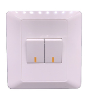 Modern Gang Universal Multi Wall Sockets Interrupteurs Interrupteur Interrupteur Gradateur pour la maison, l'hôtel et le bureau pour prises de courant
