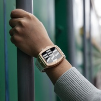Casing jam tangan Stainless Steel, casing jam tangan mewah seri 6 7 8 9, Casing Stainless Steel untuk jam tangan apple