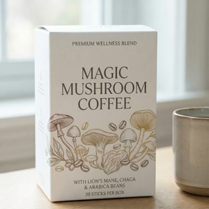 <span class=keywords><strong>Caffè</strong></span> ai Funghi Magici 6 in 1 Istantaneo con Cordyceps, Criniera di Leone, Chaga, Ashwagandha, Reishi, a Basso Contenuto di Caffeina per il Sistema Immunitario e il Cervello - Product Image 2
