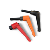 Mango ajustable negro hembra y macho 3/8-16, palanca de sujeción 5/16-18 Manija de palanca de leva