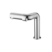 Robinet intelligent 2-en-1 avec capteur laser, distributeur automatique de savon moussant mains libres pour salle de bain, construction en laiton