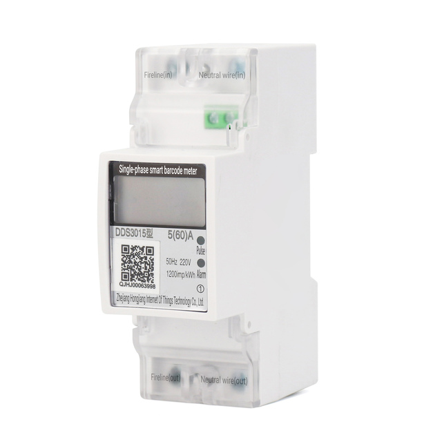 ODM/OEM 5/60A 220V DIN-rail 2P LCD single-phase RS485 smart electricity meter