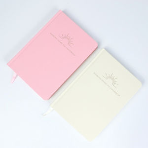 Carnet en tissu personnalisé A5 rose, journaux en tissu à couverture rigide, carnets en <span class=keywords><strong>lin</strong></span> personnalisés à motifs floraux, articles de papeterie fantaisie pour fabricants - Product Image 2