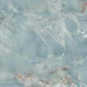 Orientbell Vitrified (GVT) 1200X1800 Super Gloss Onyx Marble Aqua Acabado brillante Azulejos grandes Losas Azulejos de porcelana para piso de pared - Product Image 1