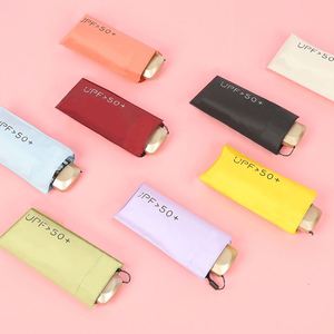 Parapluie de poche compact personnalisé avec logo, coupe-vent, pliable en 5 sections, anti-UV, pour femme, idéal pour les voyages - Product Image 1