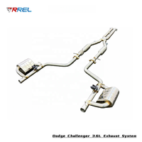 Échappement Catback haute performance pour Dodge Challenger SRT 3.6L 6.2L (2015-2023) - Acier inoxydable SUS304, fixation directe