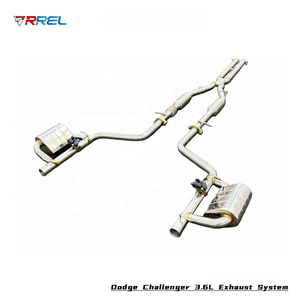 Высокопроизводительная выхлопная система <span class=keywords><strong>Catback</strong></span> для Dodge Challenger SRT 3.6L 6.2L (2015-2023) - нержавеющая сталь SUS304, прямое крепление - Product Image 3