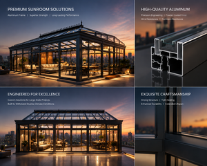 Yeyon 2026, Solárium <span class=keywords><strong>Plegable</strong></span> de Grado Comercial OEM para Hoteles de Lujo, Construcción Residencial, Terraza Exterior, Invernadero de Vidrio - Product Image 2
